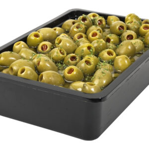 olive verdi farcite e condite